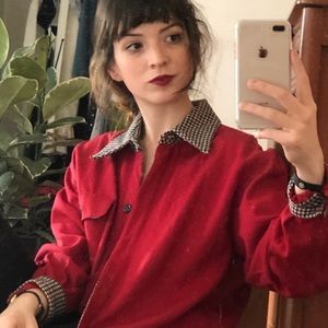 Vintage Mod Wool Collar Jacket